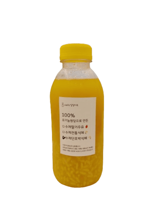 비정제원당으로 만든 단호박식혜 500ml (냉동)