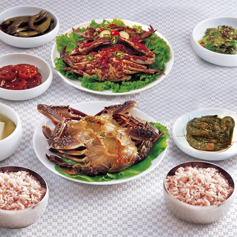 조미료없이 맛난게장 간장게장 + 양념게장 + 공기밥2