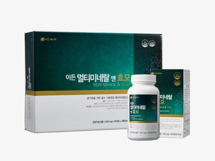 이든멀티미네랄앤효모(300mg x 900정)1개월