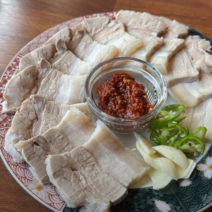 오겹살 냉제육