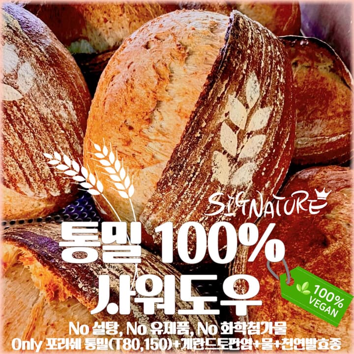 레브의 시그니처_1 통밀100%사워도우