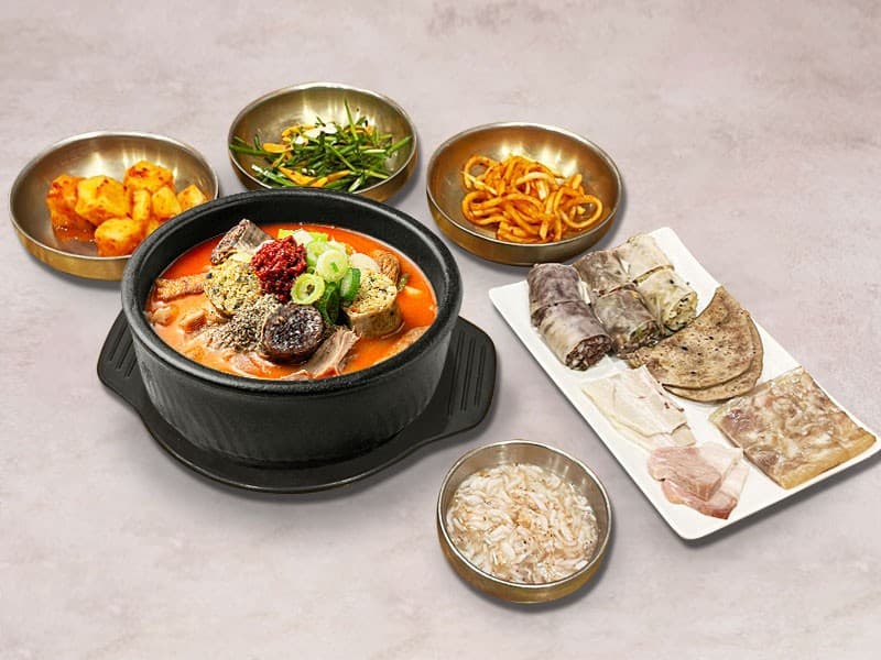 진순대정식